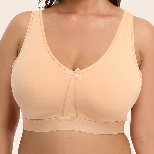 Plus Comfortable Seamless Wireless Bra